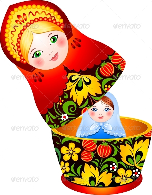 GraphicRiver Russian Tradition Matryoshka Doll 4434352 GraphicRiver Russian Tradition Matryoshka Doll 4434352