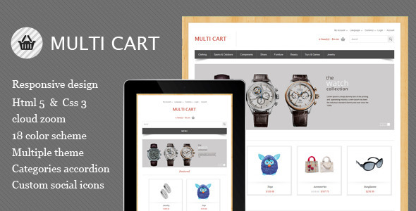 ThemeForest Multicart Responsive Opencart Theme 4433246 ThemeForest Multicart Responsive Opencart Theme 4433246