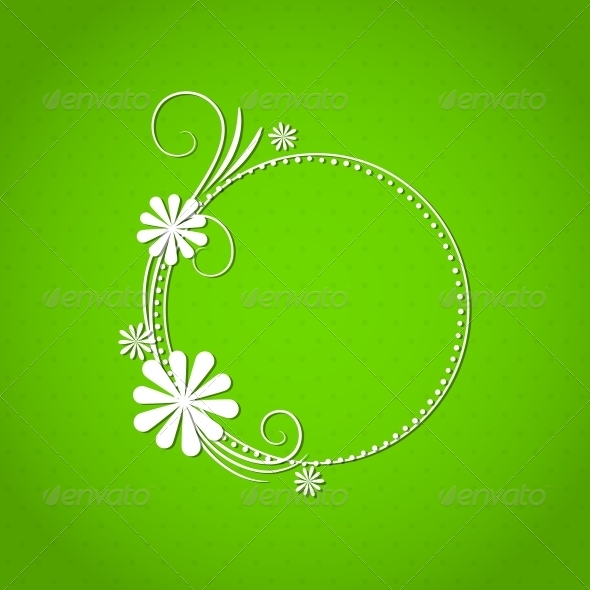 GraphicRiver Floral Frame 4443418 GraphicRiver Floral Frame 4443418