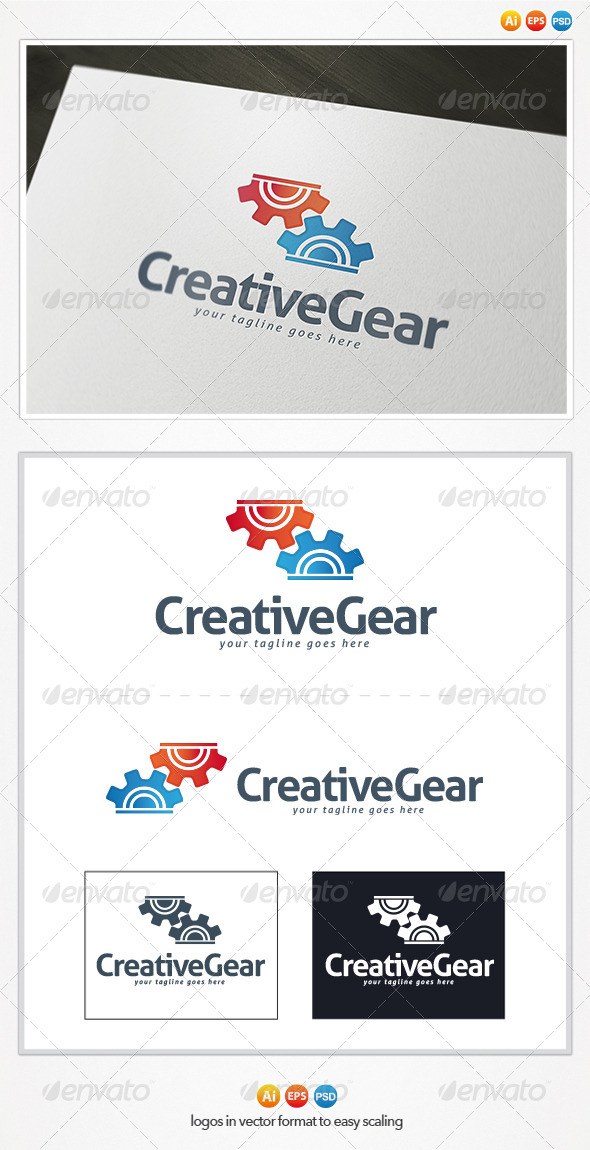GraphicRiver Creative Gear Logo 4443669 GraphicRiver Creative Gear Logo 4443669