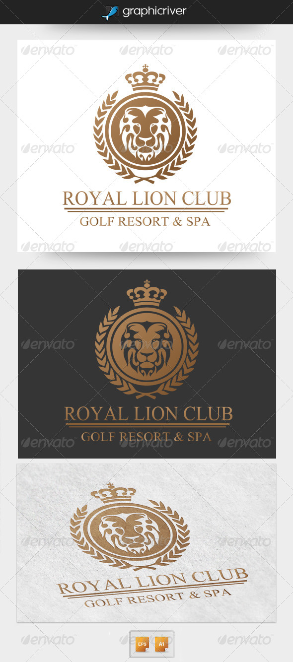GraphicRiver Royal Lion Club Logo 4367585 GraphicRiver Royal Lion Club Logo 4367585