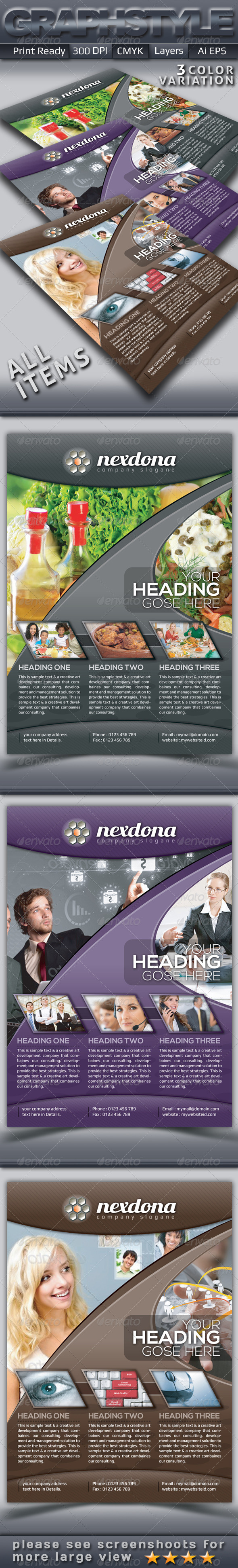 GraphicRiver Nexdona Business Flyers Adds 4445592 GraphicRiver Nexdona Business Flyers Adds 4445592