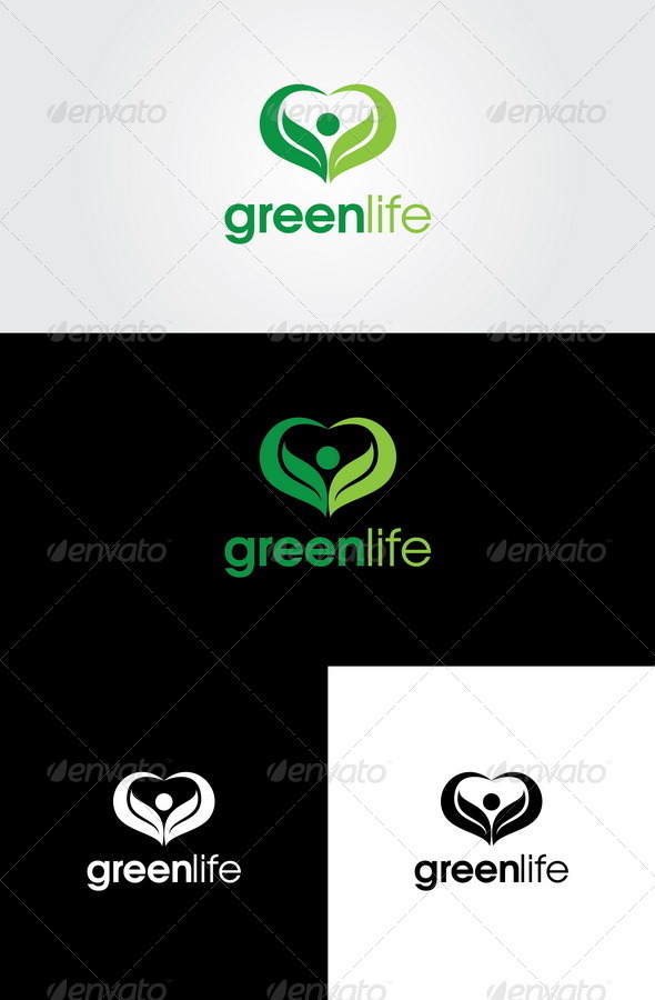 GraphicRiver Green Life Logo Template 4446224 GraphicRiver Green Life Logo Template 4446224
