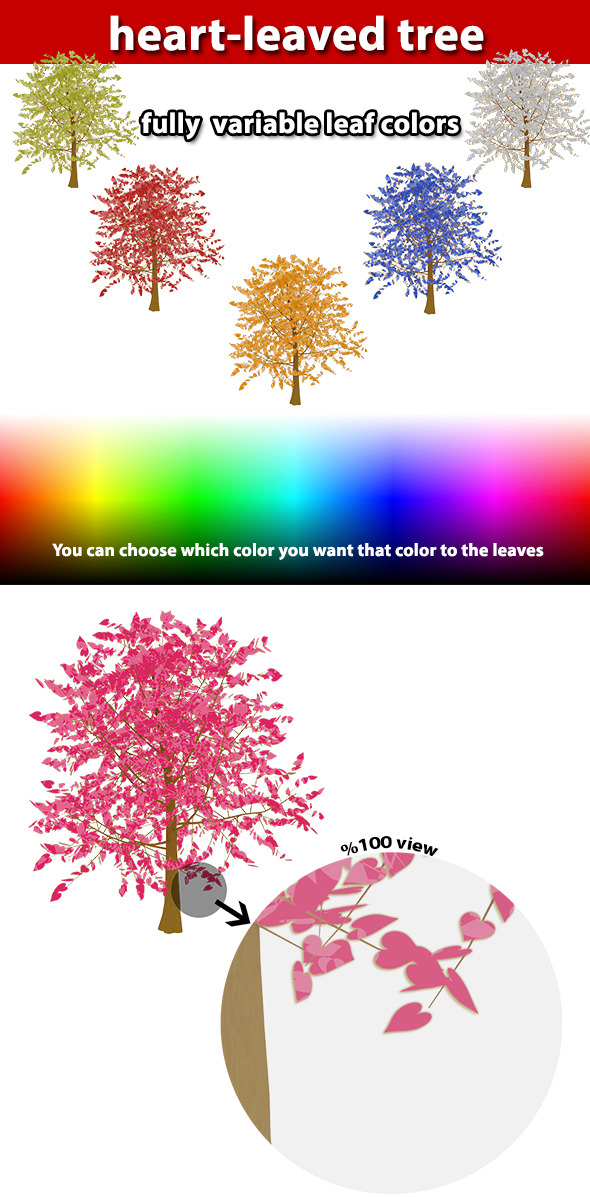 3DOcean Heart Leaved Tree 4441146 3DOcean Heart Leaved Tree 4441146