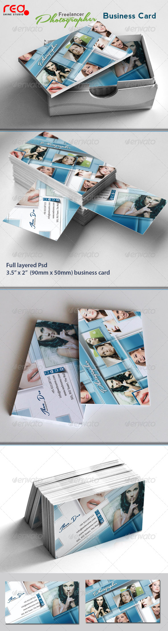 Freelance Photographer Business Card - 01 - Creative Business Cards