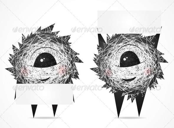 GraphicRiver Fluffy with a Banner 4451532 GraphicRiver Fluffy with a Banner 4451532