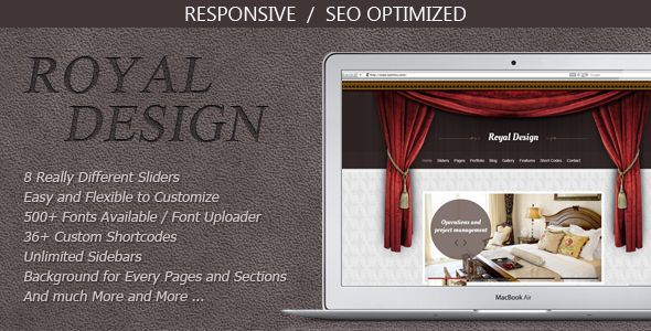 ThemeForest Royal Design Modern and Clean 4444175 ThemeForest Royal Design Modern and Clean 4444175