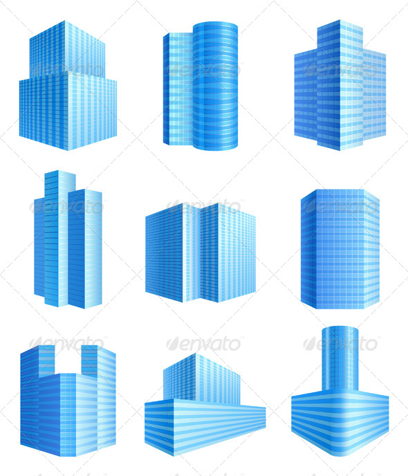 GraphicRiver Office Buildings 4465967 GraphicRiver Office Buildings 4465967
