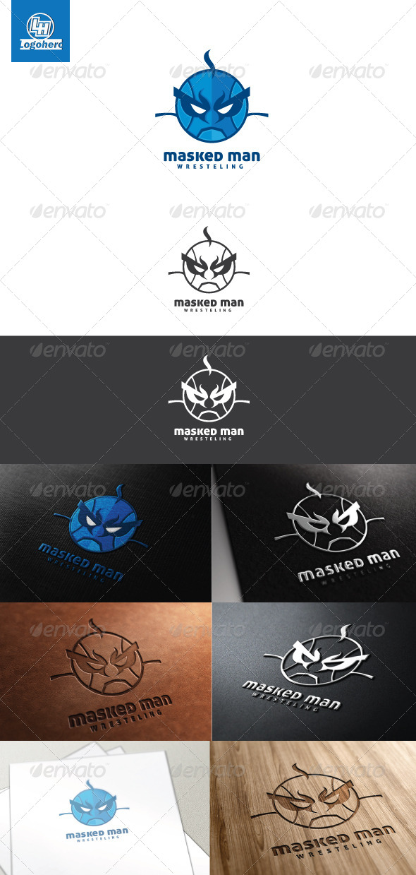 GraphicRiver Masked Man Logo Template 4465977 GraphicRiver Masked Man Logo Template 4465977