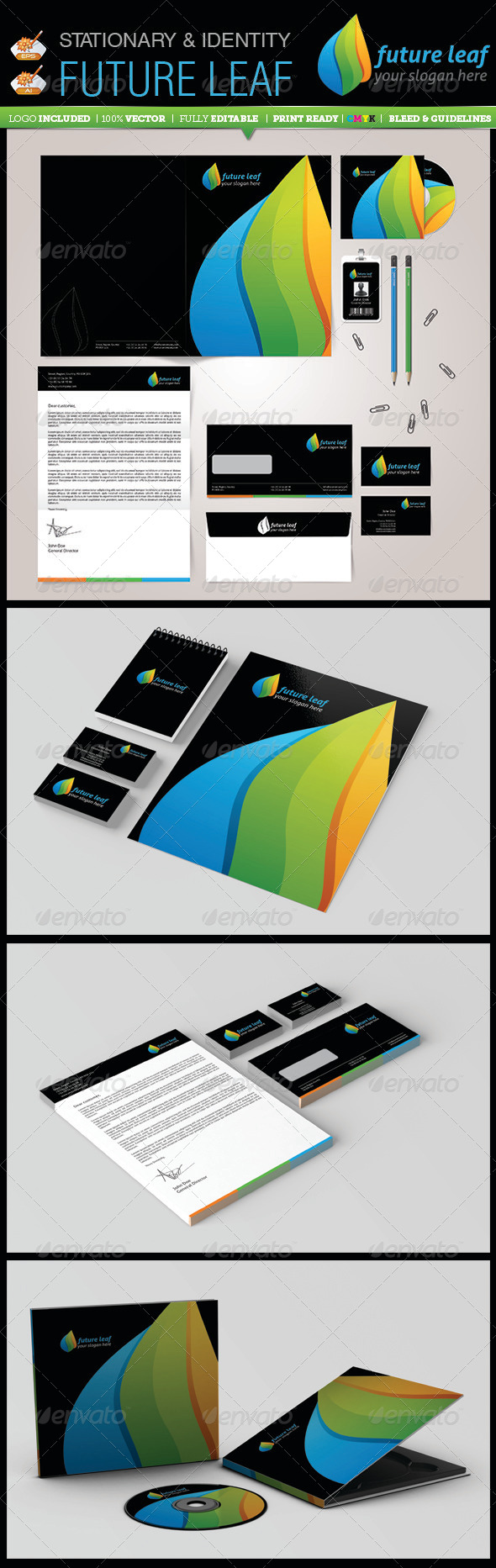 GraphicRiver Stationary & Identity Future Leaf 4466353 GraphicRiver Stationary & Identity Future Leaf 4466353
