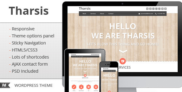 Tharsis - Responsive Portfolio theme