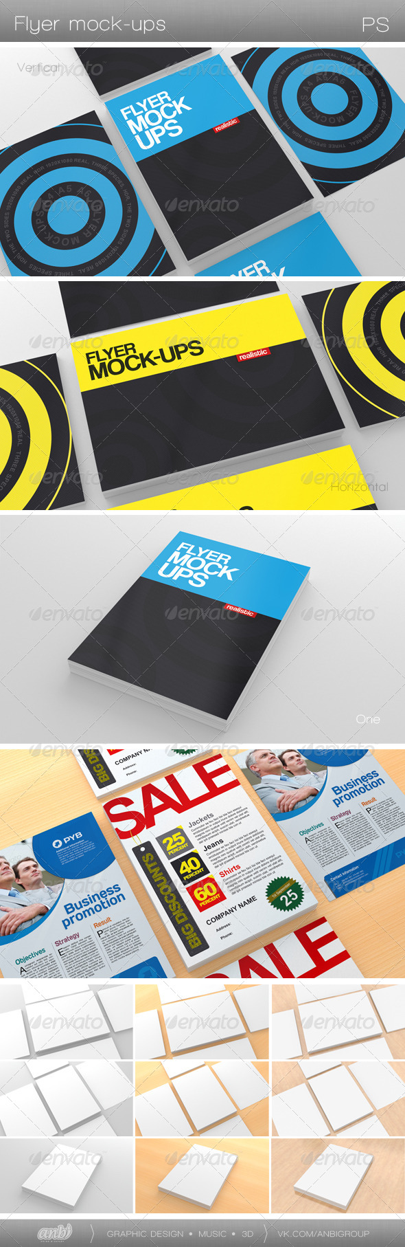 GraphicRiver Flyer Mock-Ups 4474240 GraphicRiver Flyer Mock-Ups 4474240