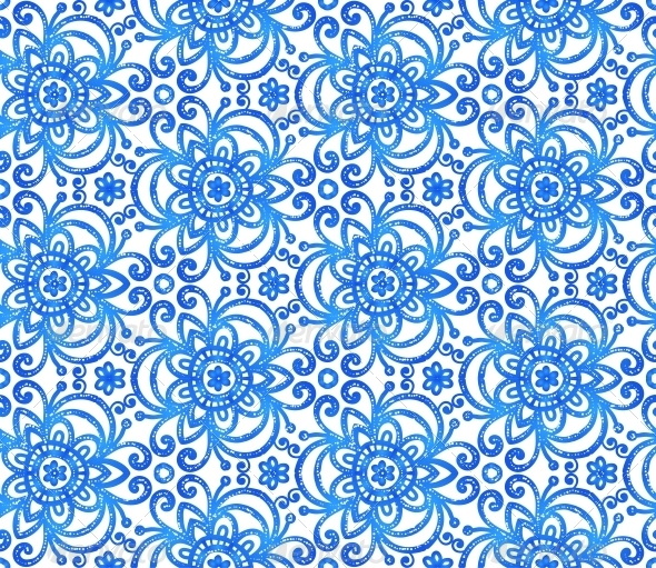 GraphicRiver Blue Abstract Flowers Seamless Pattern 4476347 GraphicRiver Blue Abstract Flowers Seamless Pattern 4476347