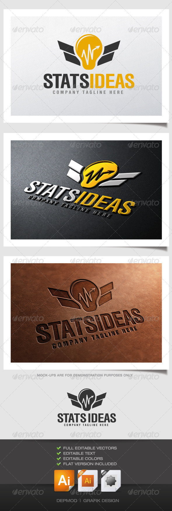 Stats Ideas Logo - Symbols Logo Templates