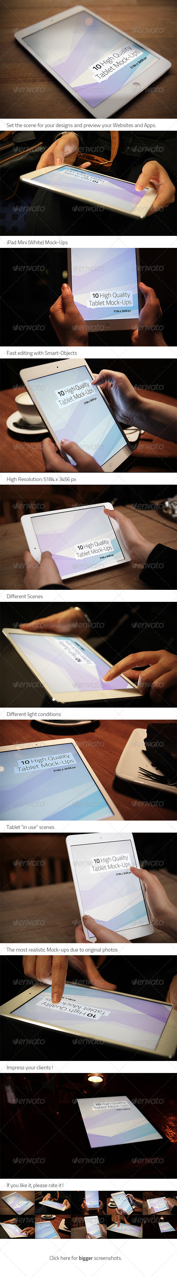 GraphicRiver 10 High Quality Tablet Mock-Ups 4476731 GraphicRiver 10 High Quality Tablet Mock-Ups 4476731