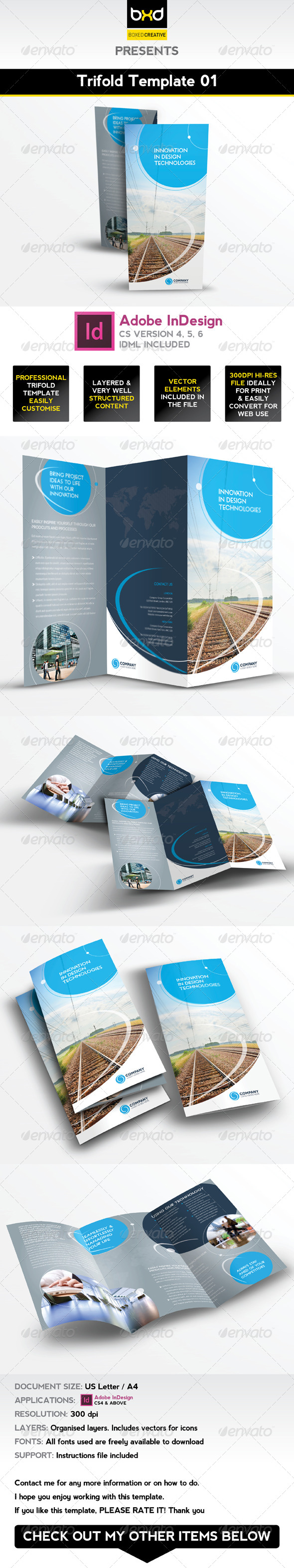 GraphicRiver Trifold Brochure Template 01 InDesign Layout 4476765 GraphicRiver Trifold Brochure Template 01 InDesign Layout 4476765