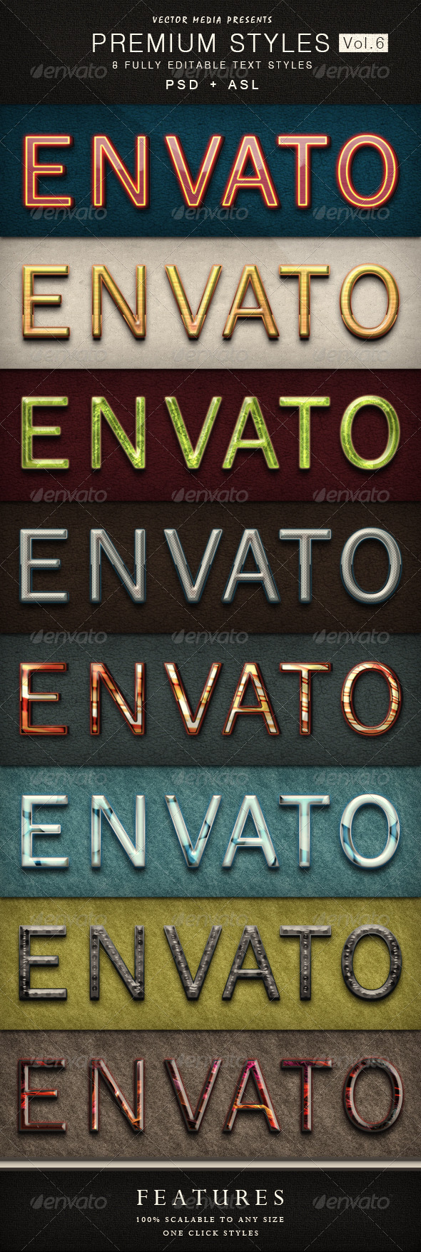 Premium Text Styles - Vol.6 - Text Effects Styles
