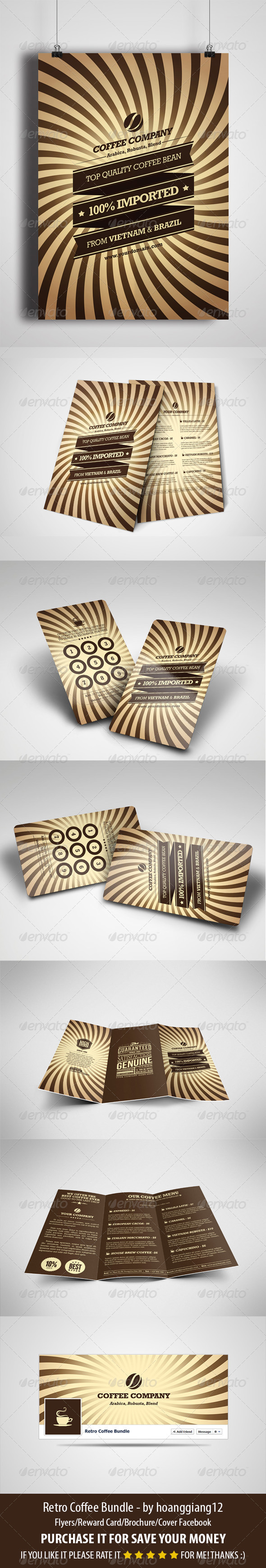 GraphicRiver Retro Coffee Bundle 4479635 GraphicRiver Retro Coffee Bundle 4479635