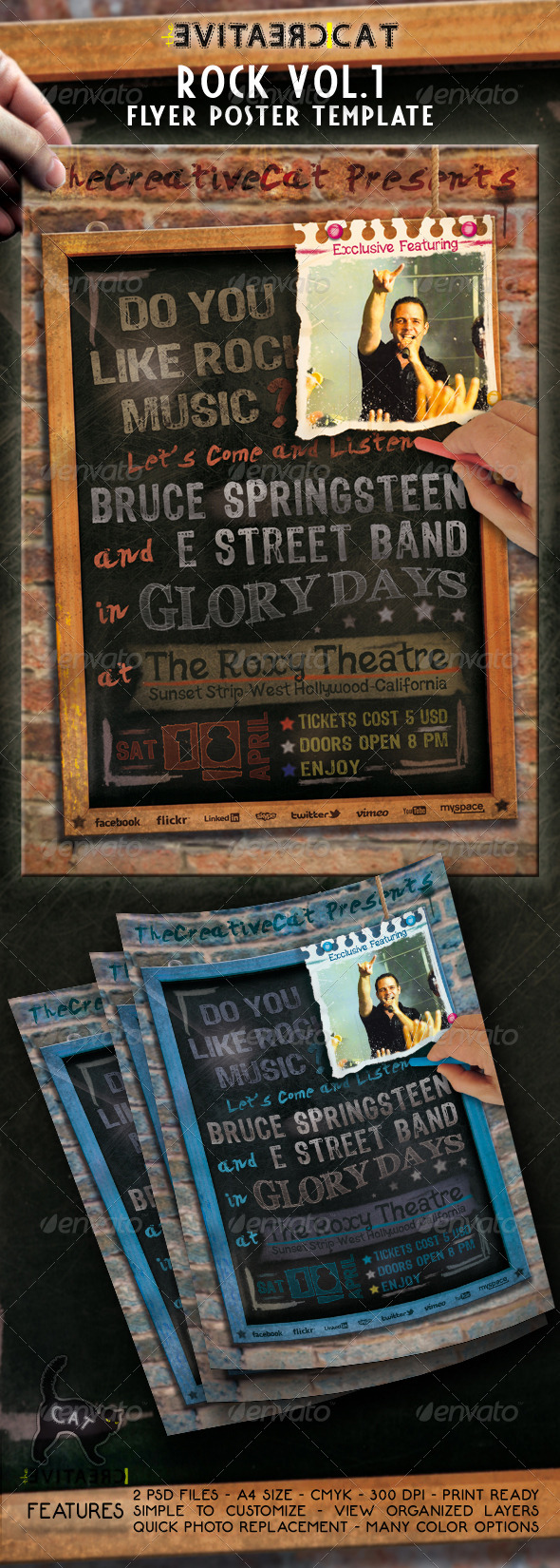 Rock Flyer/Poster - Events Flyers