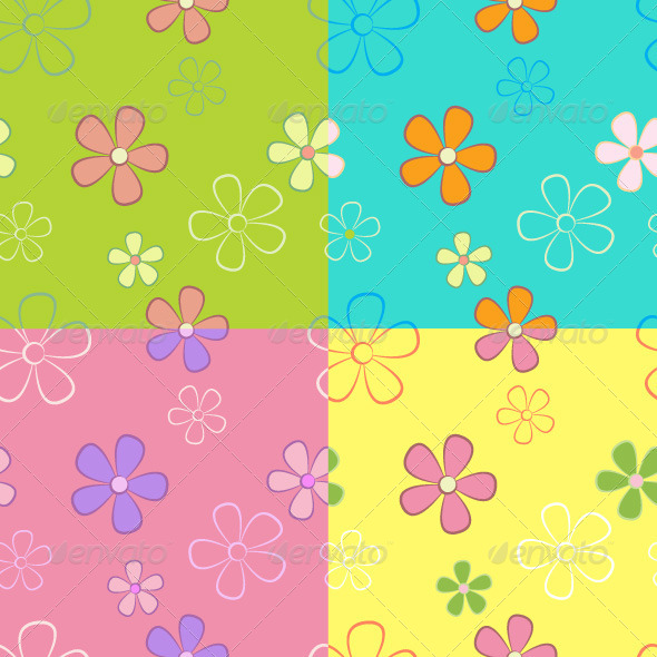 GraphicRiver Flower Seamless Pattern 4481425 GraphicRiver Flower Seamless Pattern 4481425