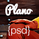 Plano PSD Template Plano PSD Template - ThemeForest Item for Sale