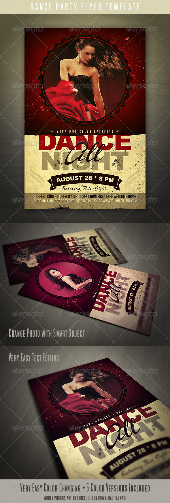 Dance Party Flyer - Clubs & Parties Events