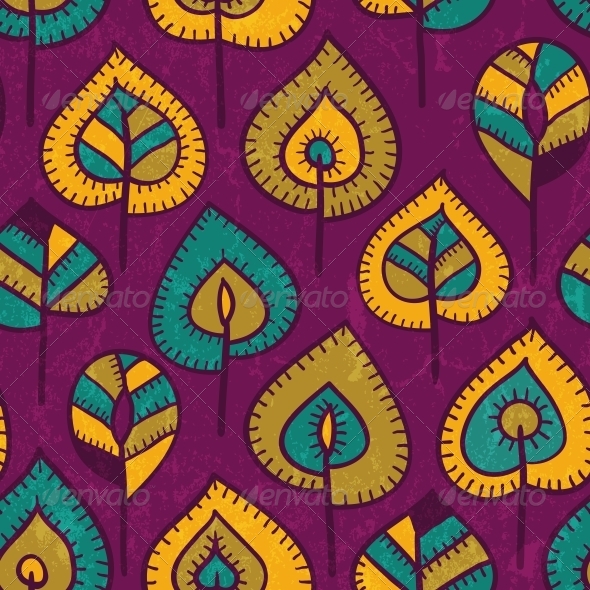 GraphicRiver Seamless Pattern with Stylized Leaves 4486609 GraphicRiver Seamless Pattern with Stylized Leaves 4486609