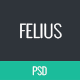 Felius â€“ Multipurpose PSD Template - ThemeForest Item for Sale