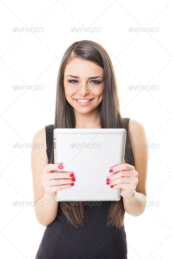 Friendly smile of a colleague - Stock Photo - Images