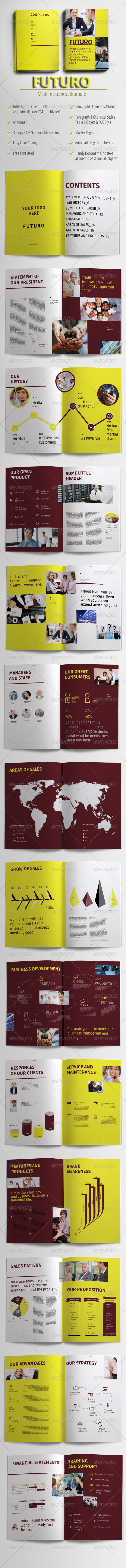 GraphicRiver Futuro Modern Business Brochure 4492989 GraphicRiver Futuro Modern Business Brochure 4492989