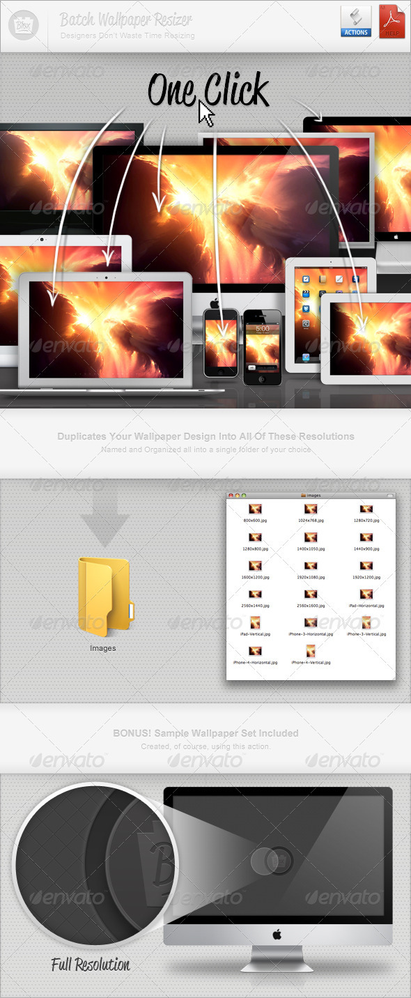 Batch Wallpaper Resizer - Utilities Actions