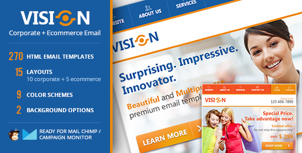 ThemeForest Vision Corporate & Ecommerce Email Template 4493547 ThemeForest Vision Corporate & Ecommerce Email Template 4493547