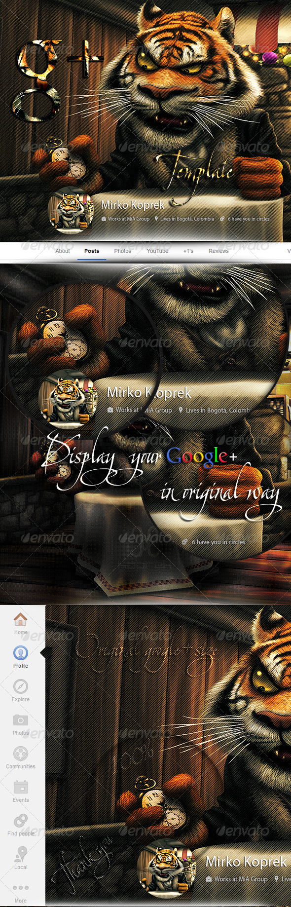 GraphicRiver New Google Plus Profile Template 4499837 GraphicRiver New Google Plus Profile Template 4499837