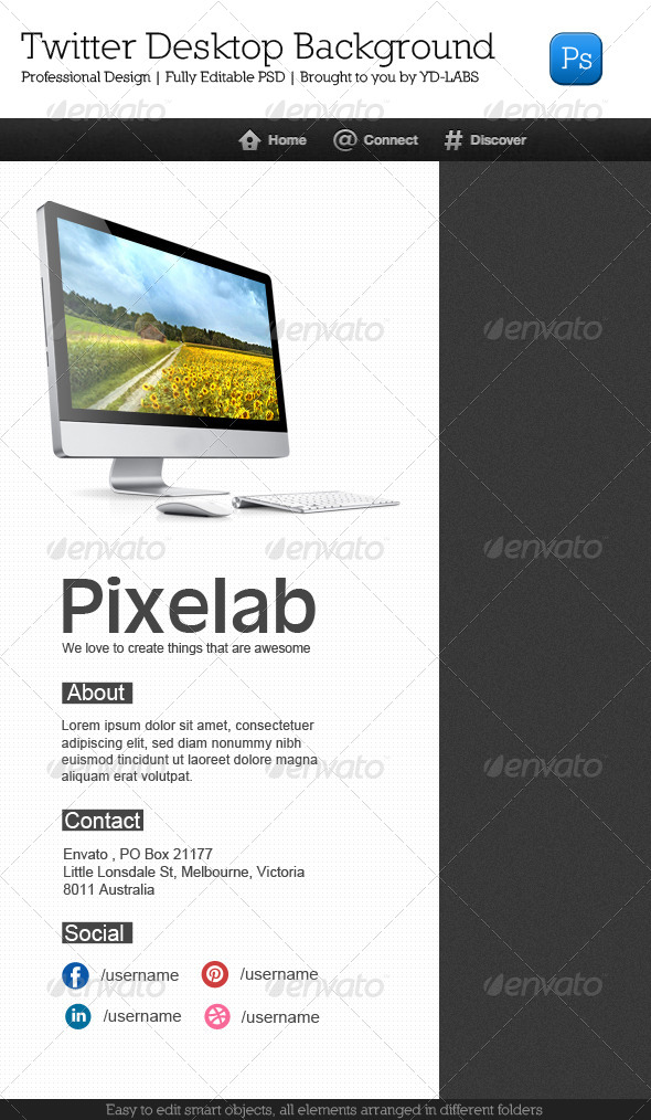 GraphicRiver Twitter Desktop v2 4504085 GraphicRiver Twitter Desktop v2 4504085
