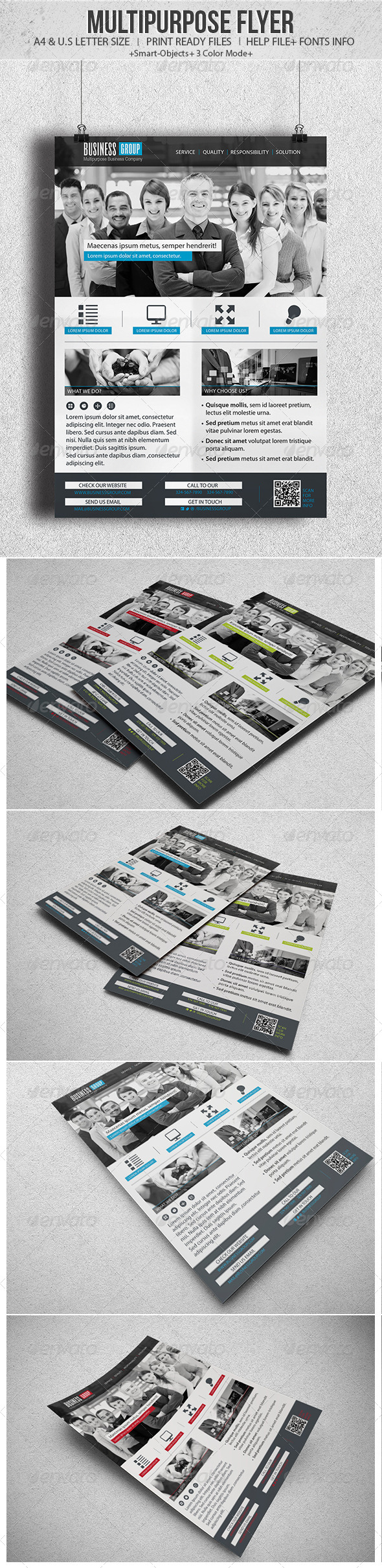 GraphicRiver Multipurpose Flyer 4421111 GraphicRiver Multipurpose Flyer 4421111