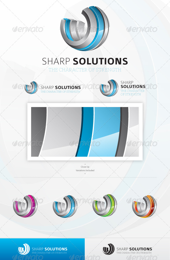 GraphicRiver Sharp Solutions Logo 4508623 GraphicRiver Sharp Solutions Logo 4508623