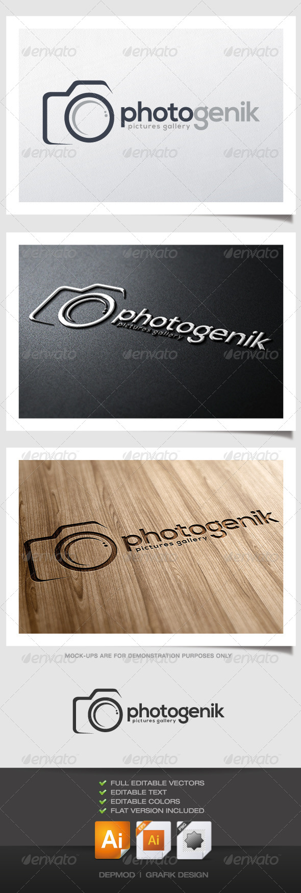 GraphicRiver Photogenik Logo 4508902 GraphicRiver Photogenik Logo 4508902