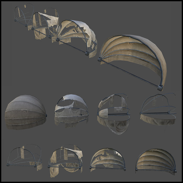 3DOcean Round Awning 4509116 3DOcean Round Awning 4509116