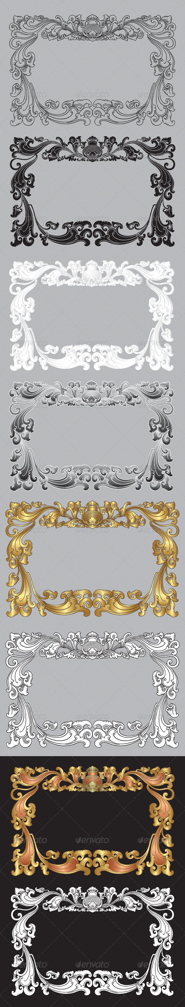 GraphicRiver Balinese Ornament Frame 2 4509369 GraphicRiver Balinese Ornament Frame 2 4509369