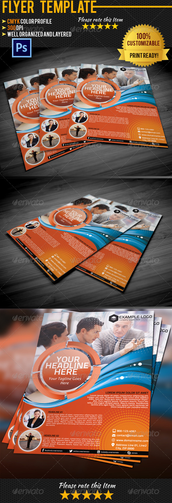 Corporate Business Flyer 002 - Corporate Flyers