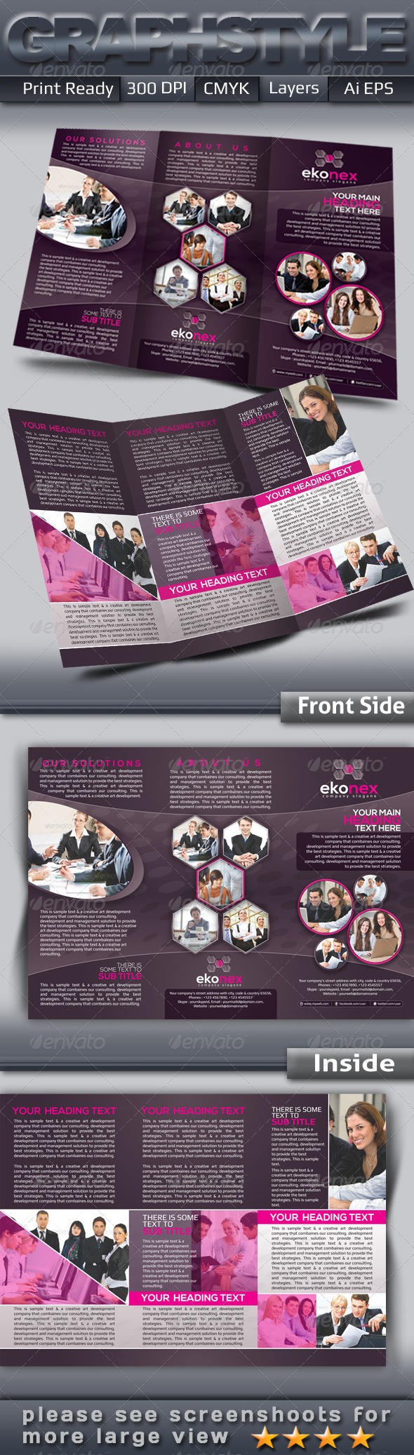 GraphicRiver Ekonex Tri-fold Corporate Business Brochure 4518850 GraphicRiver Ekonex Tri-fold Corporate Business Brochure 4518850