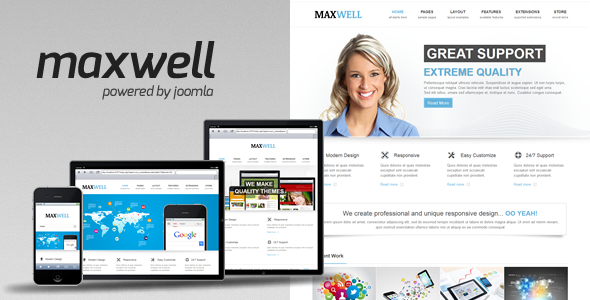 Maxwell - Multipurpose Joomla Template
