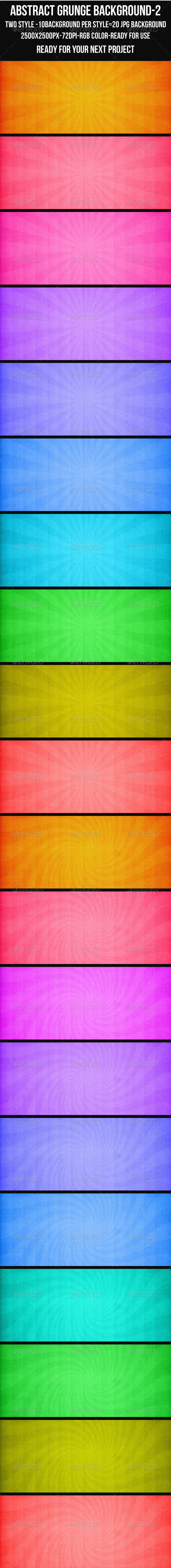 Abstract Grunge Background Set 2 - Abstract Backgrounds