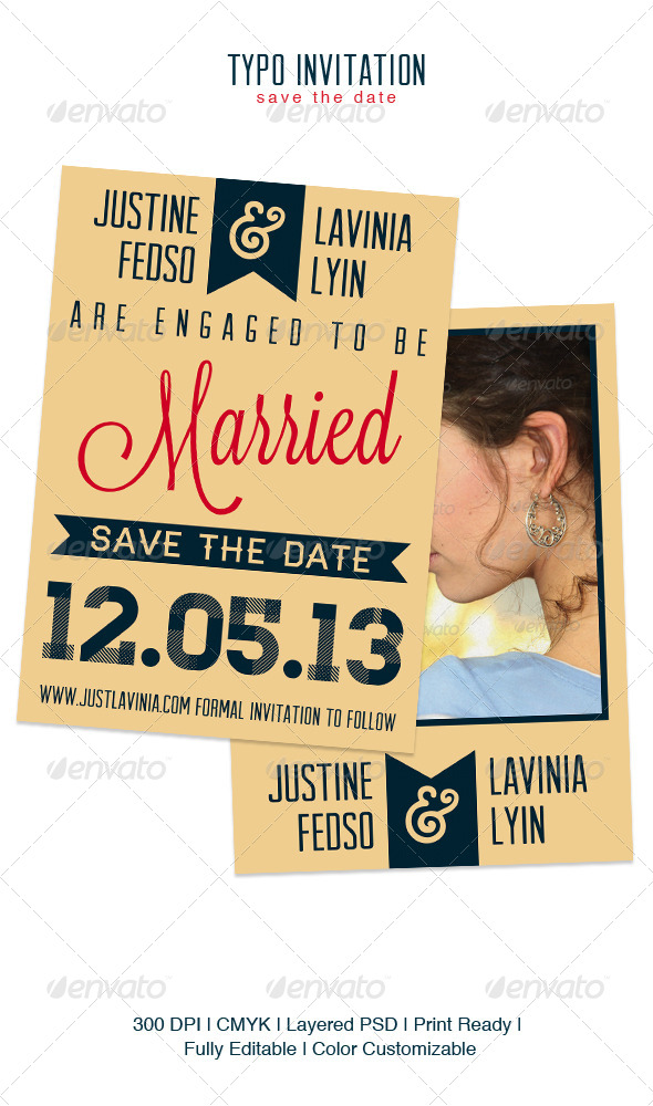GraphicRiver Typo Invitation 4364928 GraphicRiver Typo Invitation 4364928