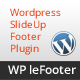 WP leFooter - WordPress SlideUp Footer Plugin - CodeCanyon Item for Sale