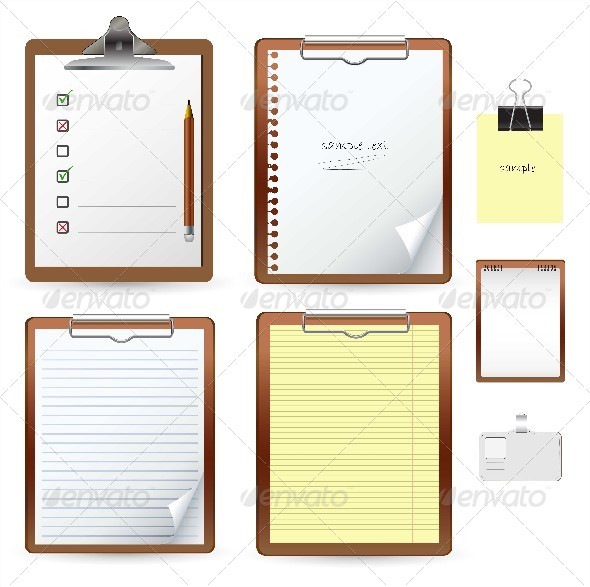 GraphicRiver Collection of Realistic Note Paper Vector 4531440 GraphicRiver Collection of Realistic Note Paper Vector 4531440