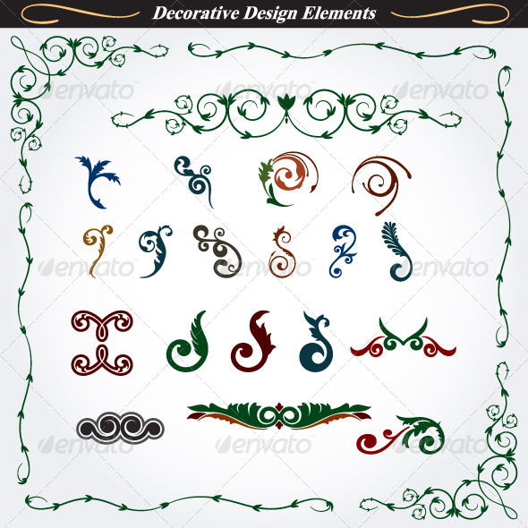 GraphicRiver Collection of Decorative Design Elements 7 4531502 GraphicRiver Collection of Decorative Design Elements 7 4531502
