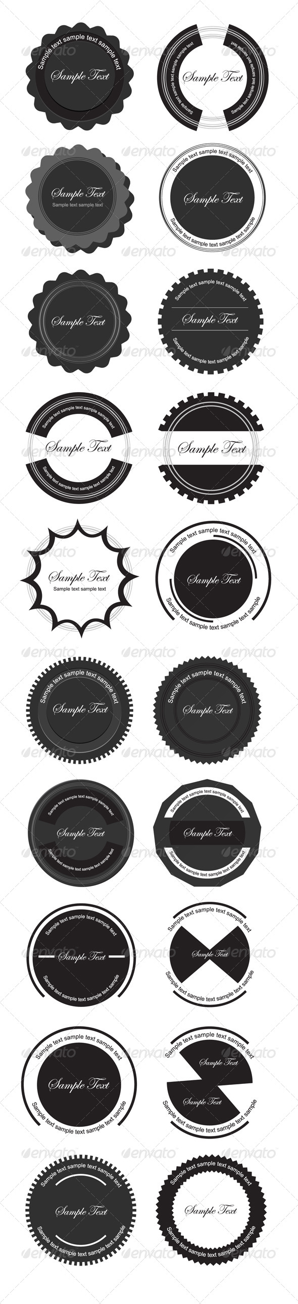 GraphicRiver Vintage Labels 4531578 GraphicRiver Vintage Labels 4531578