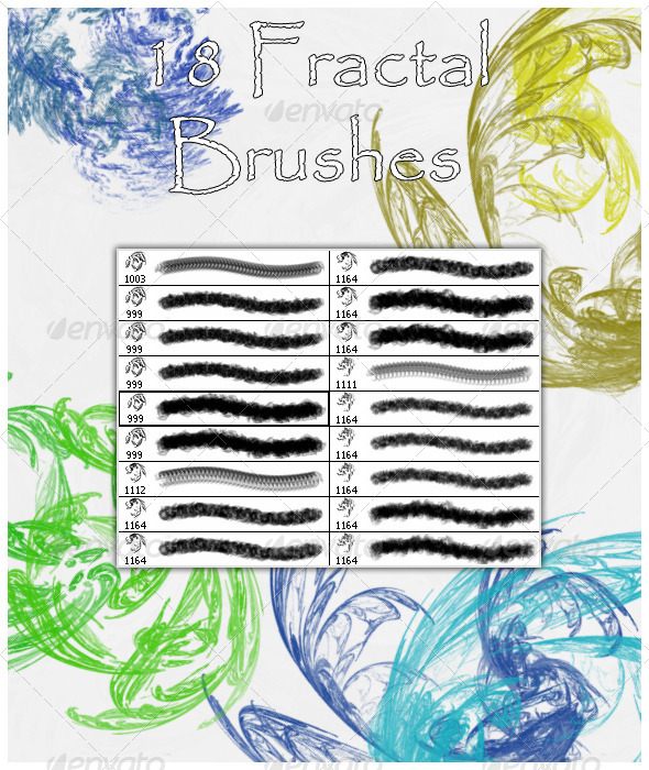 GraphicRiver 18 Fractal Brushes 4539571 GraphicRiver 18 Fractal Brushes 4539571