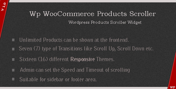 WP WooCommerce Products Scroller - CodeCanyon Item for Sale